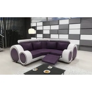 STOFFSOFA TEXTIL RELAXFUNKTION ECKSOFA mit USB,GARNITUR NEU WOHNLANDSCHAFT SOFA