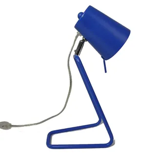 Dapo Tisch-Leuchte-Lampe ROSE blau, H: 30cm, B: 12cm, Fassung E14 x1 max. 40 W, Arbeits-Schreibtisch-Nachttisch-Kinder-Fensterbank-Kommode-Leuchte-Lampe pfiffige Pastel-Farbe (blau)
