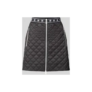 Minirock mit Reißverschluss, Black, 42