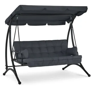 M MCombo 3-Sitzer Hollywoodschaukel mit Liegefunktion 4095 (grau)