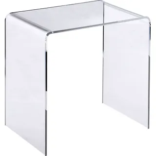 Beistelltisch PLACES OF STYLE "Glarus" Tische farblos (transparent) Beistelltische Glastisch in hochwertiger Verarbeitung, made Germany