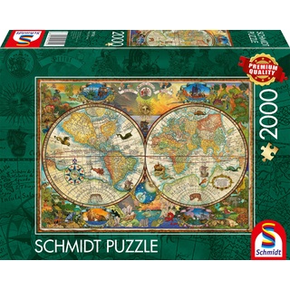 Schmidt Spiele 59741 Gestalten der Erde, 2000 Teile Puzzle