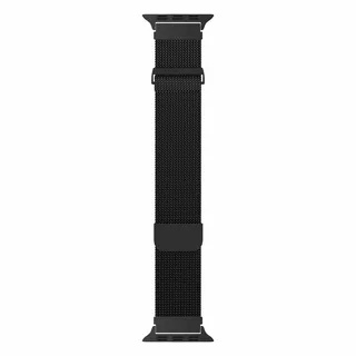 Peter Jäckel Armband Apple Watch 42 (1/ 2/ 3)/ 44/ 45/ 46/ 49mm (Schwarz)