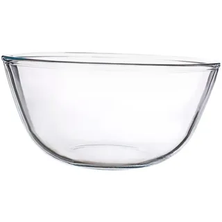 Ciieeo Klarglas Salatschüssel Aus Hitzebeständigem Glas 2100 Ml Mikrowellengeeignet Für Küche Und Servieren