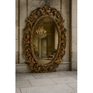 Casa Padrino Barock Spiegel Gold H. 108 cm - Barockstil Möbel