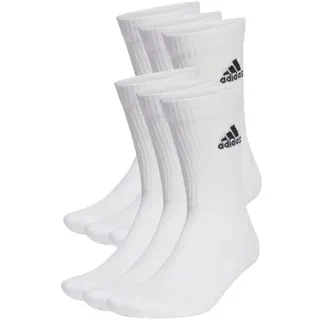 adidas Cushioned Sportswear Crew Socken 6er Pack White / Black 31-33