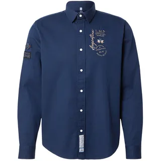 La Martina Hemd navy / rot / schwarz / weiß XXL