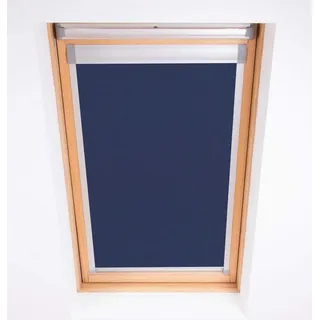 Bloc Skylight Rollo 1 (55/78) für Fakro Dachfenster Blockout, Marineblau