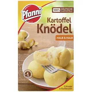 Pfanni Kartoffel Knödel Halb & Halb der Klassiker für ein leckeres Kartoffelgericht mit 100% deutschen Kartoffeln 7x 400 g
