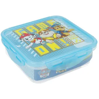 PAW PATROL Lunchbox Brotdose – 750 ml Quadratischer Lunchbox Behälter für Kinder blau