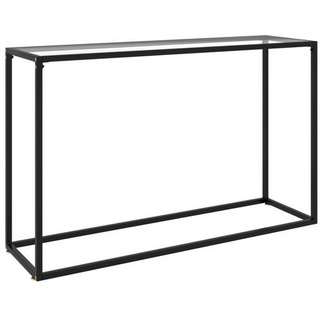 vidaXL Konsolentisch Transparent 120x35x75 cm Hartglas