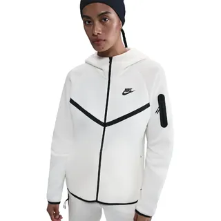 Nike Sportswear Tech Fleece Kapuzenjacke Damen 133 hellbeige/schwarz M