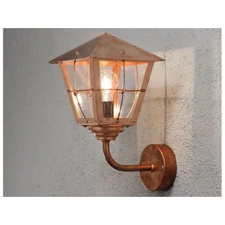 Konstsmide Außenwandleuchte Kupfer 39,0 cm E27 inkl. Bewegungsmelder rauchfarben