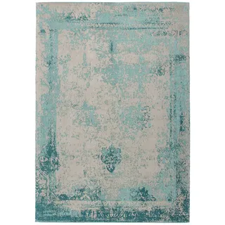 Kayoom Nostalgia Webteppich 120 x 170 cm Türkis