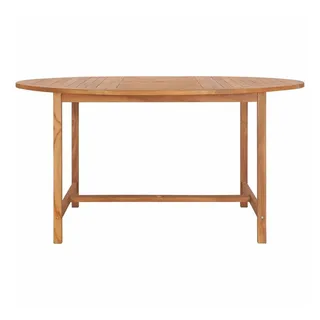 vidaXL Gartentisch Ø 150 x 76 cm Braun