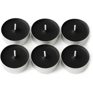 Mondex Teelichter, Schwarz, Naturmaterialien, 3x1.5x3 cm, Dekoration, Kerzen & Zubehör
