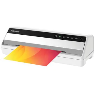 Fellowes Laminiergerät bis DIN A3 + 100 Laminierfolien, DIN A4, 80 micron, glänzend