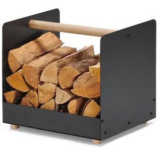 Tchibo - Kaminholzkorb - 40x35x37cm - schwarz -