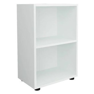VCM Aktenregal Ulas 2-Fach, 918439, 2 Ordnerhöhen, 49 x 74 x 32cm, weiß