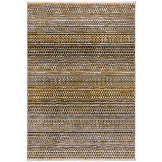 KADIMA DESIGN Perran Kurzflorteppich 80 x 140 cm Gelb