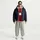 Puffer Steppjacke obsidian/black/white L