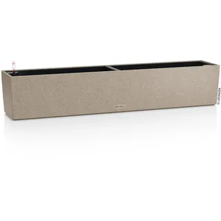 LECHUZA Pflanzgefäß Balconera Stone 100 cm x 19 cm Sandbeige