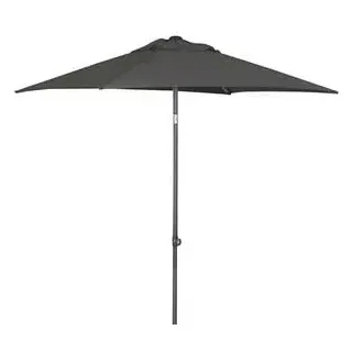Dehner Sonnenschirm Andros, rechteckig, ca. B210/T150 cm, Dunkelgrau