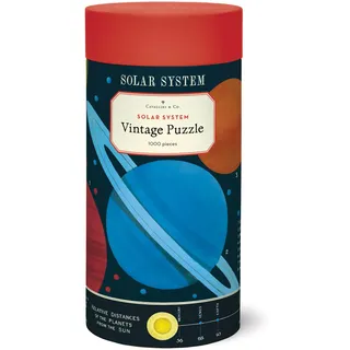 Cavallini & Co. Puzzle Vintage Solarsystem – 1000 Teile (PZL/Boden)