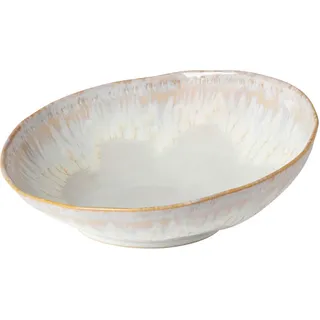Costa Nova Schale Brisa, Weiß, Keramik, rund, 8.5 cm, Handmade in Europe, Essen & Trinken, Geschirr, Schalen & Schüsseln, Schalen
