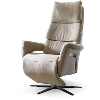 HUKLA Sessel Bordeaux Stoff Beige Ecru M (Medium)