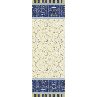 Bassetti Tischdecke Tischlaeufer Twill OPLONTIS, B3 Blau