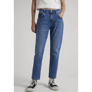 Relax-fit-Jeans PEPE JEANS "VIOLET" Gr. 28, N-Gr, blau (light blue) Damen Jeans Weite