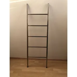Schlögel Kleiderständer Kleiderständer Kleiderleiter Kleiderständer Handtuchhalter, auch bei wenig Platz ein Highlight für Schlafzimmer Bad Flur Balkon 150 cm