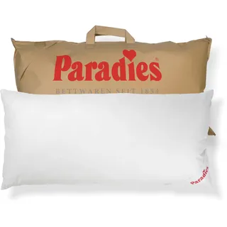 PARADIES Kopfkissen 40x80 cm mit Reißverschluss - Softy Top medium mit Aloe Vera, mittelfestes Schlafkissen, veganes Kissen