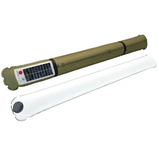 Semptec Urban Survival Technology Camping-Lichter Solar: 2er-Set Aufblasbare Solar-XL-LED-Campingleuchte, 250lm, tageslichtweiß (LED-Leuchten Camping, Lampen, Handy)