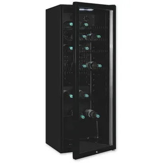 Exquisit GKS240-GT-160C Getränkekühlschrank (237 l, 1400 mm hoch, Schwarz)