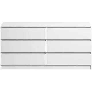 home collective Sideboard 160 x 78 x 35 cm Weiß
