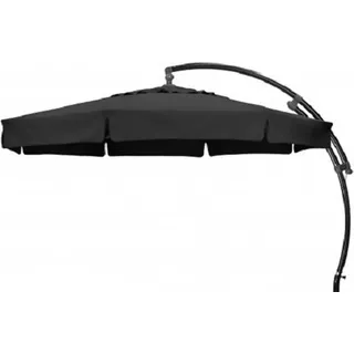 Easy Sun 350 cm anthrazit-anthrazit B057-M06 Sonnenschirm Ampelschirm Sun Garden - Grau