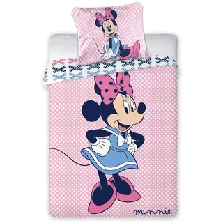Disney Minnie Mouse 118 Bettwäsche Babybettwäsche 100 x 135 cm