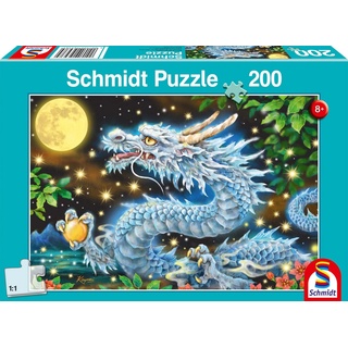 Schmidt Spiele Puzzle 200 Teile Kinder Puzzle Drachenabenteuer 56438, Puzzleteile