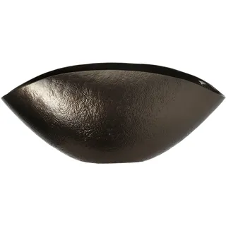 LEONARDO Schale Como 38 x 20 cm Glas Grau