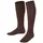 Unisex K Kh nachhaltige Baumwolle lang einfarbig 1 Paar Braun Dark Brown 5230 27-30 27-30
