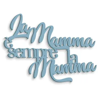 Schriftzug aus Holz mit Spruch Mama ist Immer Mama - Dekoration Haus Geschenkidee Dekoschrift handgemacht Dekoration