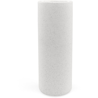 Nuuck - Lige Keramik Vase Ø 8,5 x H 23 cm, speckled white