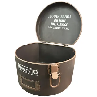 Sport Tent Vintage Blumentopf Übertopf Metall Landhaus Pflanztopf Pflanzschale Antik Garten Dekoration Landahaus Pflanzgefäß Pflanzenkübel Runde Blumebox Antik-schwarz