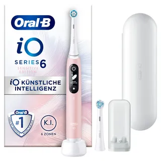 Oral-B iO Series 6 pink sand + Reiseetui + Aufsteckbürste 2 St.
