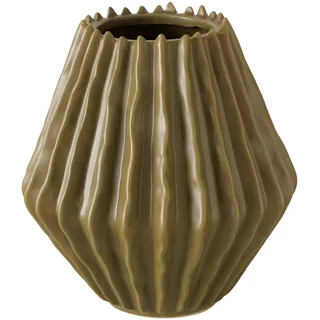 Boltze Vase PLISSEO, - grün