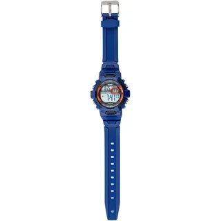 Scout The Digi 280308001 Gehäusefarbe Blau Silikonarmband Blau