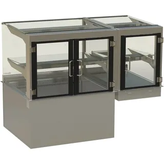 HAGOLA Showcase Trondheim, Warm-/ Kaltausgabe, 1195 x 510/400 x 710 mm, für Zentralkühlung