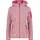 Woman Jacket Fix Hood Fucsia-Bianco 40 40